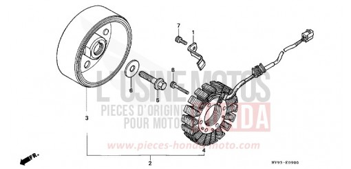 GENERATRICE CBR600FN de 1992